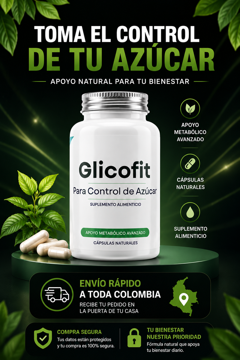🔥 OFERTA ESPECIAL – GLICOFIT Controla tu azúcar de forma natural y vuelve a sentir tu energía cada día 💚